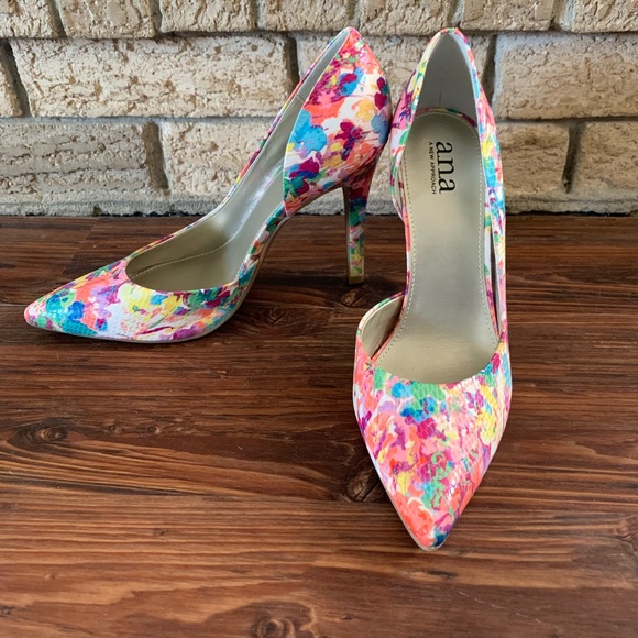 NWOT a.n.a. Floral Heels - Picture 2 of 7